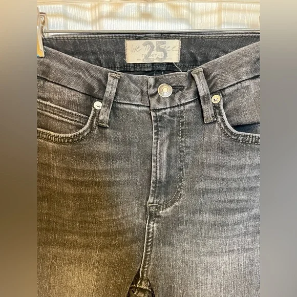 NWT Free People black skinny jeans 25 - Picture 3 of 9